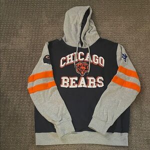 NFL Chicago Bears Gray and Navy Hoodie Men’s size L